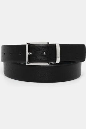 HUGO BOSS Kožený pásek pánský, barva, 50522618