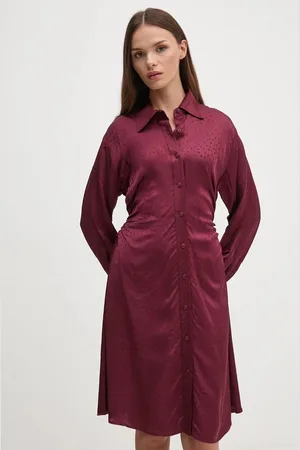 DKNY Šaty vínová barva, mini, D2G4A100
