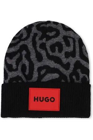HUGO BOSS Dětská čepice s příměsí vlny barva, G00293