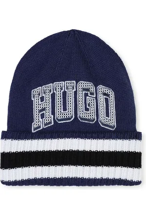 HUGO BOSS Dětská čepice tmavomodrá barva, G00286