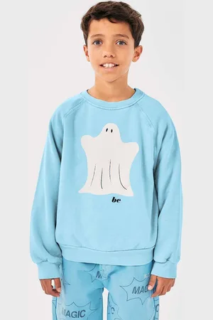 Bobo Choses Dětská bavlněná mikina Funny Ghost barva, s potiskem, 224AC051
