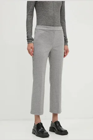 THEORY Kalhoty dámské, barva, jednoduché, high waist, O0727204