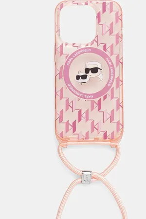 Karl Lagerfeld Obal na telefon iPhone 15 Pro 6.1" barva, KLHMP15LHCKCKLCP
