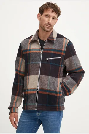 Paul Smith Vlněná bunda barva, přechodná, M2R.111Z.N22206