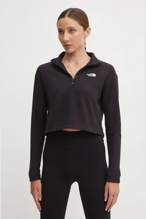 The North Face Sportovní mikina 100 Glacier Cropped 1/4 Zip barva, NF0A855N4H01
