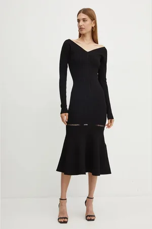 Victoria Beckham Šaty barva, midi, 1424KDR005908A