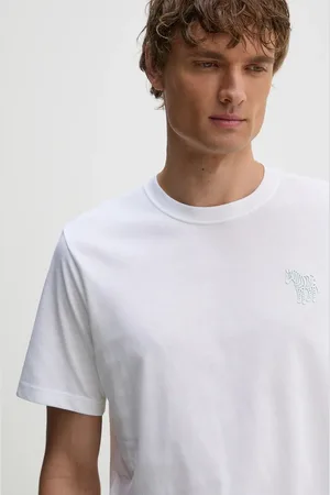 Paul Smith Bavlněné tričko barva, s aplikací, M2R.011R.NP4814