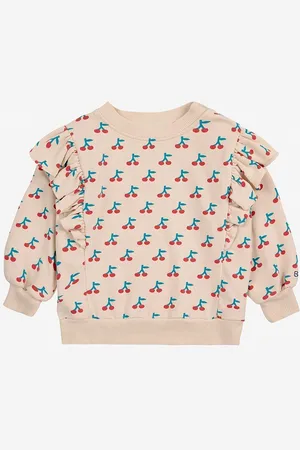 Bobo Choses Kojenecká mikina Cherry barva, vzorovaná, 224AB038