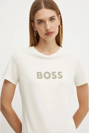 HUGO BOSS Bavlněné tričko barva