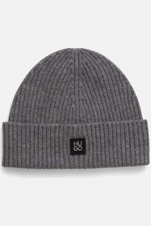 HUGO BOSS Vlněná čepice barva, z tenké pleteniny, 50527250
