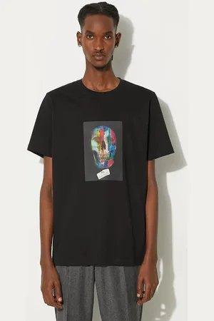 Paul Smith Bavlněné tričko barva, s potiskem, M2R.011R.NP4803