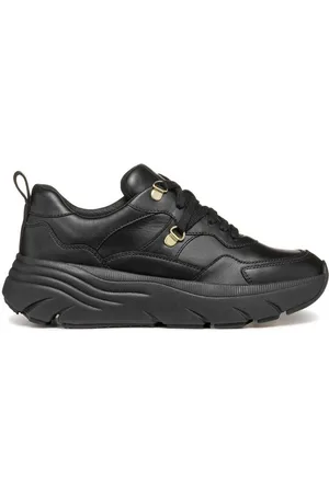 Geox Kožené sneakers boty D DIAMANTA barva, D36UFE 00085 C9999