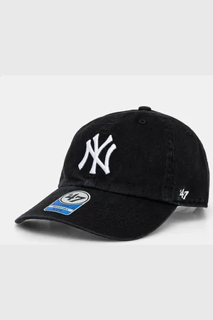 47 Brand Dětská bavlněná kšiltovka MLB New York Yankees barva, s aplikací, B-NLRGW17GWS-BKC_KIDS