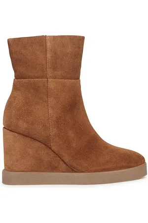 Geox Semišové boty D ELIDEA WEDGE dámské, barva, na klínku, D36VQB 00022 CD500