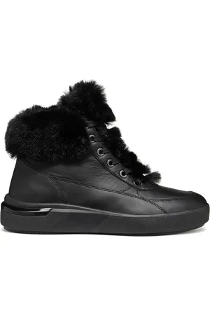 Geox Kožené sneakers boty D DALYLA barva, D46QFA 00085 C9999