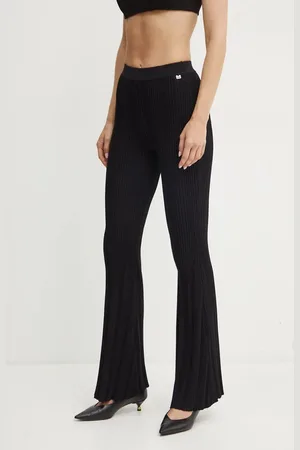 Guess Kalhoty CARRIE dámské, barva, zvony, high waist, 4BGB14 5681Z