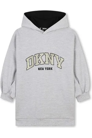 DKNY Dívčí šaty barva, mini, oversize, D60264
