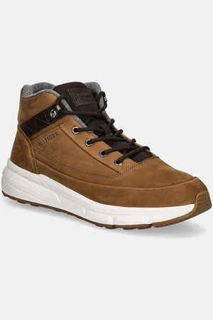 Tommy Hilfiger Kotníkové boty HILFIGER WARM NUBUCK HYBRID B pánské, barva, FM0FM05189