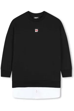 DKNY Dívčí šaty barva, mini, oversize, D62067