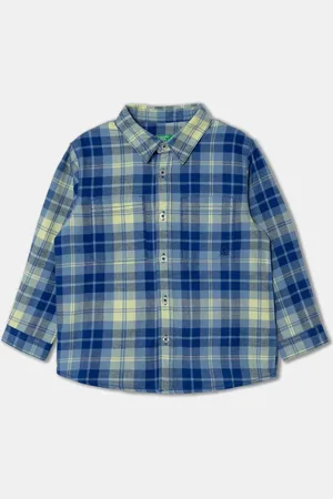 Benetton Dětská bavlněná košile barva, 5LQHGQ024