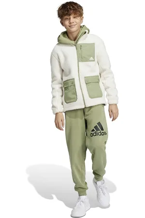 adidas Fleecová mikina J SHERPAKT barva, IV9511