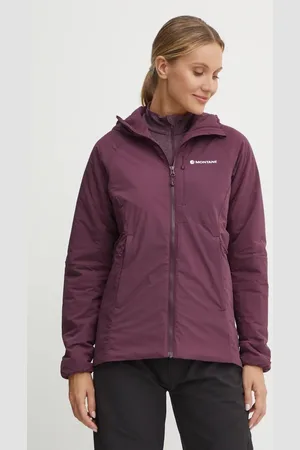 Montane Outdoorová bunda Fireball vínová barva, FFBHO16