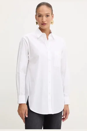 HUGO BOSS Bavlněná košile barva, relaxed, s klasickým límcem, 50524226