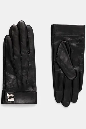 Karl Lagerfeld Kožené rukavice dámské, barva, 246W3607