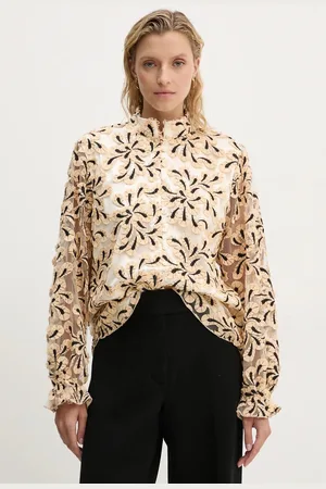 Bruuns Bazaar Košile BouvardiaBBMeasa shirt dámská, regular, se stojáčkem, BBW4051