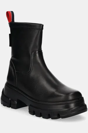 Tommy Hilfiger Nízké kozačky TJW CHUNKY CHELSEA BOOT MIX MAT dámské, barva, na platformě, EN0EN02555