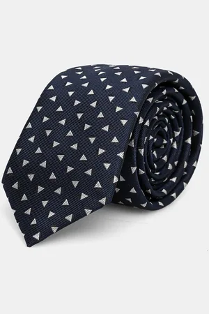 HUGO BOSS Hedvábná kravata tmavomodrá barva, 50524240