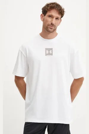 Under Armour Bavlněné tričko HW OS BOX barva, s potiskem, 1386803