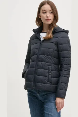 Barbour Bunda dámská, tmavomodrá barva, přechodná, LQU1271