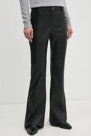 ARTIGLI Kalhoty dámské, barva, zvony, high waist, ACPA000229