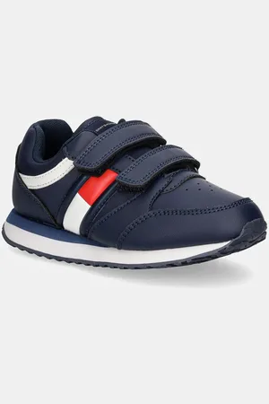 Tommy Hilfiger Dětské sneakers boty tmavomodrá barva, T1B9-33660