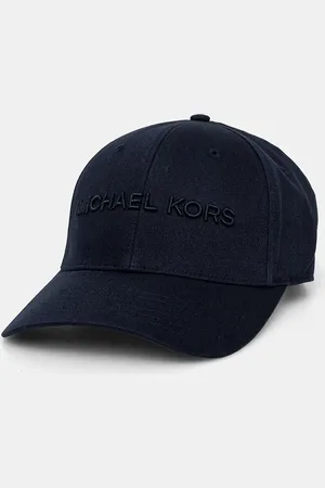 Michael Kors Bavlněná baseballová čepice tmavomodrá barva, s aplikací
