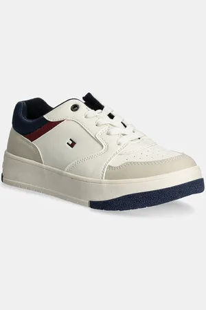 Tommy Hilfiger Dětské sneakers boty tmavomodrá barva, T3X9-33639