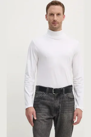 Calvin Klein Bavlněné tričko s dlouhým rukávem barva