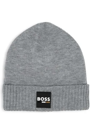 HUGO BOSS Dětská čepice s příměsí vlny barva, J51566