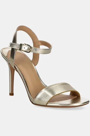 Ralph Lauren Kožené sandály Gwen barva, 802940587001
