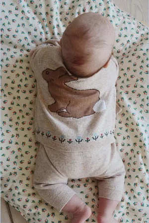 Konges Sløjd Dětský vlněný kardigan ELI KNIT CARDIGAN barva, KS101493