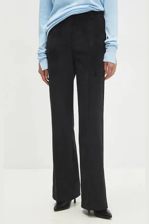 ANSWEAR Manšestrové kalhoty barva, high waist