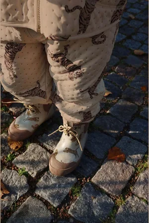 Konges Sløjd Dětské tepláky THERMO PANTS GRS barva, KS101241