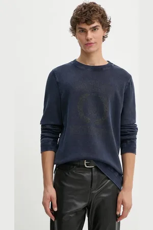 Zadig & Voltaire Bavlněná mikina pánská, barva, s potiskem, JMSS00267
