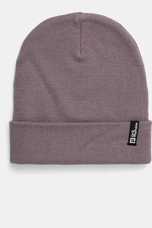 Jack Wolfskin Čepice barva, z husté pleteniny