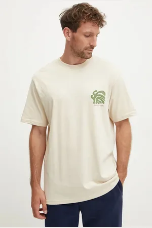 Quiksilver Bavlněné tričko Creations Mor barva, s potiskem, AQYZT09904