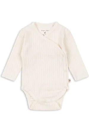 Konges Sløjd Bavlněné kojenecké body MINNIE NEWBORN BODY GOTS KS101609