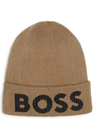 HUGO BOSS Dětská bavlněná čepice tmavomodrá barva, J51564