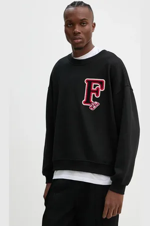Fiorucci Bavlněná mikina pánská, barva, s aplikací, U01FMSCR188CJ05BK02