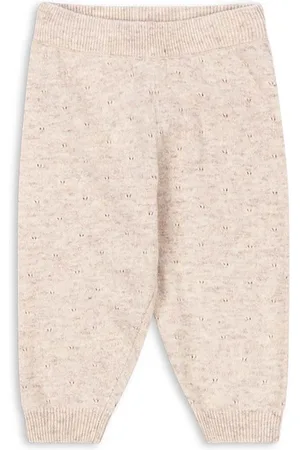 Konges Sløjd Dětské kalhoty s příměsí vlny MINO KNIT PANTS barva, KS101616